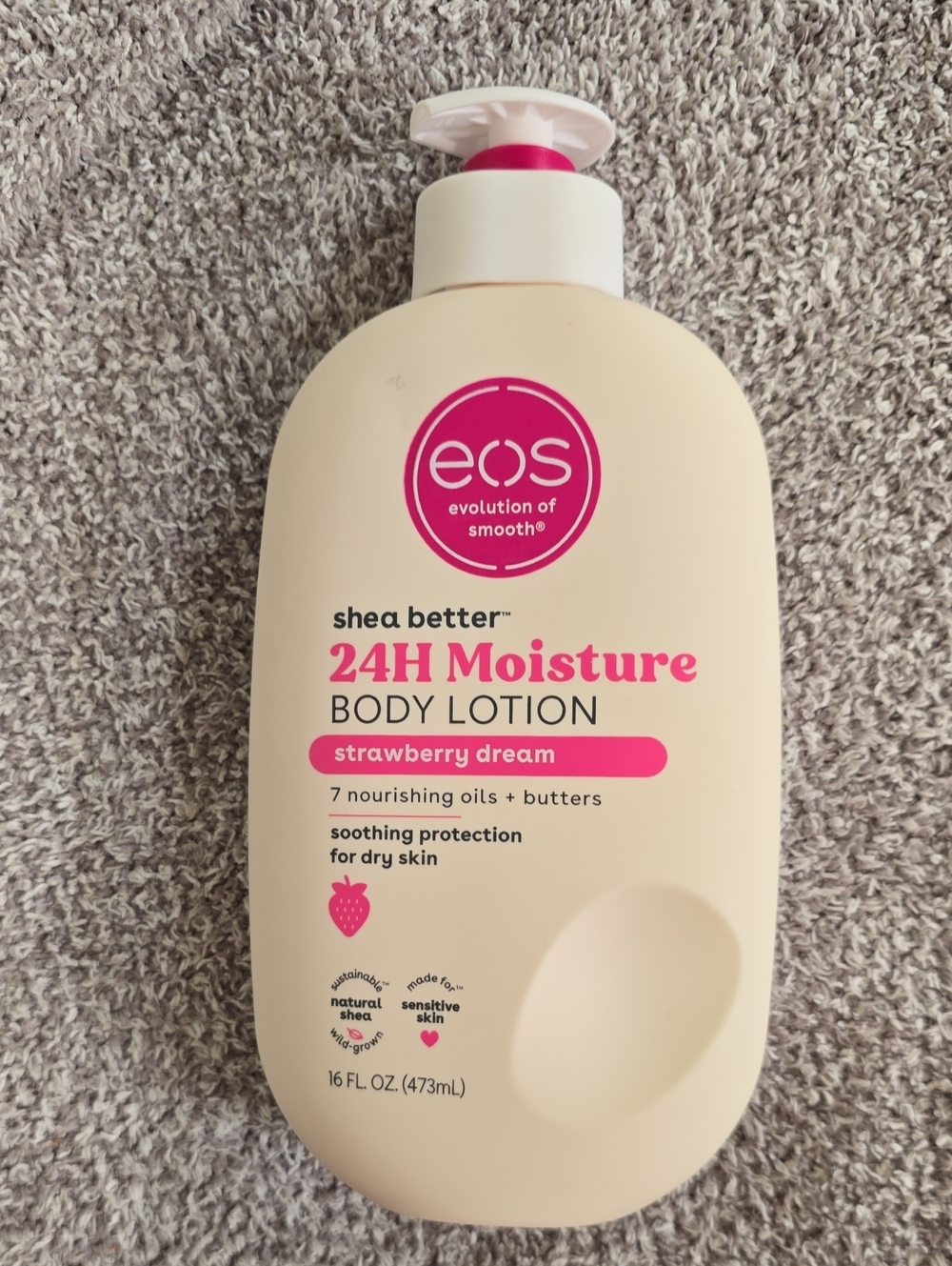 eos Shea Better 24H Moisture Body Lotion - Strawberry Dream